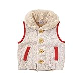 ホッペッタ Hoppetta メランジベスト ベージュ  80cm 58284