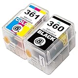 Mt.Smile 詰替 インク BC-360XL BC-361XL (合計2本 顔料ブラック + 3色カラー)(対応機種) TS5430 TS5330 互換充填インク canon用 キャノン用 【365日保証】サービス