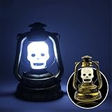 Ruanyi 暖かい3Wハロウィンデコプロップカボチャウィッチランタンハンドスカルランプポータブル夜光ゴースト笑いライトは電池を含んでいません