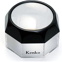 Amazon | ケンコー(Kenko) ルーペ 置いて使う卓上拡大鏡 3倍 硝子