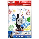 アスナロ（巻きタオル・タオル） ガーゼタオル 男の子 子供 機関車トーマス 保育園 新学期 3枚組F トーマス