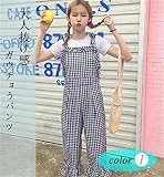 レディースズボン ワイドパンツ ハイウエスト チェック柄 きれいめ 着心地よい お洒落 上質 通勤 春夏秋 大人 レディースワイドパンツ S 写真色