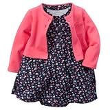 カーターズ carter's アパレル baby line ワンピース カーディガン 2点セット ピンク 綿 121G459 【並行輸入品】 9ヶ月