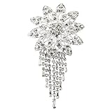 ノーブランド品ブローチ ラインストーン