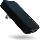 ROAD WARRIOR USB 自動判別 急速 充電器 2ポート 15.5W (最大出力 5V / 3.1A) [ iPhone/iPad/Android その他USB-C機器対応 ] 折畳式プラグ 急速充電器 ブラック 黒 RW126BK 電源タ