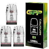 【オフィスエッジステッカー付き】ユーウェル Caliburn GPP カートリッジ 3個入り 3ml G4シリーズ G3シリーズ Caliburn G4/G4 Mini/G3 PRO/G3 PRO KOKO/G3 Lite/G3 Lite KoKo 0.4Ω 0.6Ω 0.9Ω 1.2Ω ユーウェル カリバーン ココ ポット ポッド POD pod カリバーンG4 カリバーンG3 coil コイル ニコチン0 タール0 [R-45] (0.4Ω)
