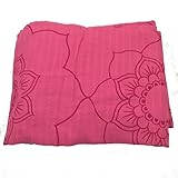 Bambino Land Muslin Swaddle Blanket – Solid Printed (ラズベリーMandala )