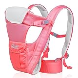 GudeHome 調整式 4ポジション キャリア 3D バックパック ポーチ バッグ ラップ ソフト構造 エルゴノミック スリング 前面 背面 新生児 ベビー インファント 夏