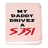 CafePress – Baby Denton – スーパーソフトベビー毛布、新生児おくるみ ピンク 05266709006832E