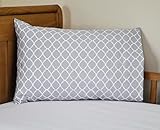 幼児/旅行枕カバーかわいいQuatrefoil (ラティス)デザイン4色から選択 14x21 Toddler or Travel Pillowcase グレー 353-73041/14x21 Gray