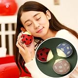 Mini Hand Warmer for冬アウトドアインドア使用、USB電源銀行変更double-side熱Keep Warm、昆虫Night Light Warmer レッド