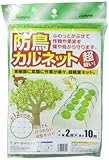 クラーク 防鳥カルネット 網目約12mm角目 グリーン 2x10m