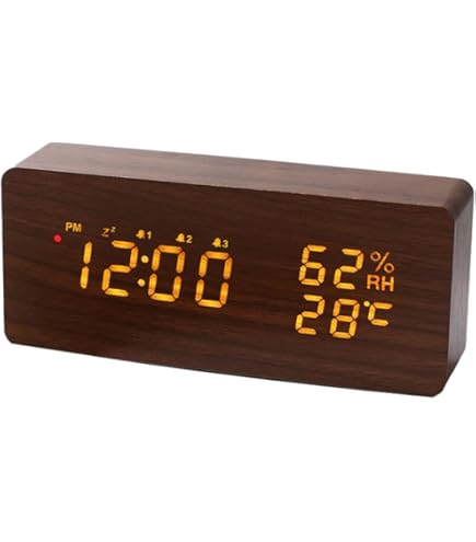 Amazon.co.jp: 電波時計 デジタル 目覚まし時計 大音量 3組