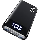 INIU Power Bank, 22.5W 20000mAh USB C in & Out Portable Charger Fast Charging, PD 3.0+QC 4.0 LED Display Battery Pack for iPh