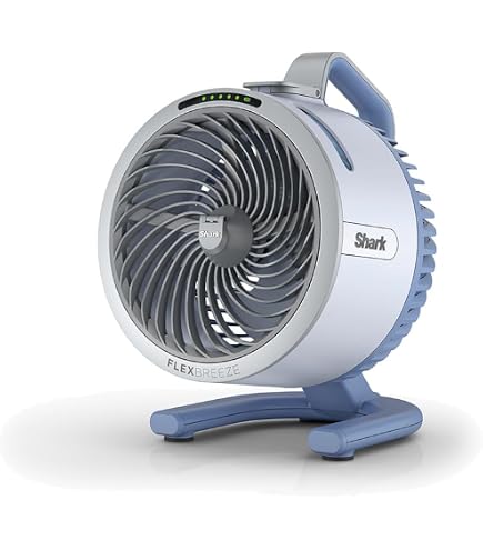 Amazon | Shark FlexBreeze HydroGo - 超強力なポータブルファン 屋内