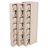 LOWYA （ロウヤ） 本棚 スライド スライド本棚 すきま 収納 隙間収納 スリム 幅54cm 3列 オーク おしゃれ 新生活