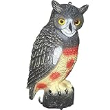 43 cm 庭の保護害虫除け鳥 Scarer 人工樹脂 Owl 中庭の風景装飾