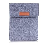 ATiC スリーブケース - Kindle Paperwhite / Kindle Voyage / NEW - Kindle Oasis /専用 フェルトスリーブケース。Light GRAY(ポケット付き、内部フランネル)