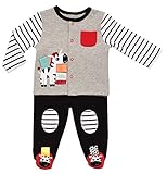 Taggies Rashti & Rashtiベビー2ピースカーディガンand Footed Pantsセット カラー: グレイ