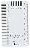 シンワ測定 クラックスケール  クリアタイプ  10枚入 50208