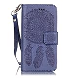 UNEXTATI iPhone 6 Plus / iPhone 6s Plus ケース PUレザー 手帳型ケース カバー カード収納 ストラップ 付き Apple iPhone6 Plus / iPh