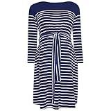 JoJo Maman Bebeジョジョママンベベ(イギリス)/Boat Neck Tunic ボートネックマタニティチュニック/UKサイズS(日本サイズM)/ネイビー/B4781NESS