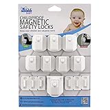 磁気赤ちゃん安全キャビネットロック、8ロック+ 2キー| Includes 3 M接着剤とネジ| byトップホーム選択