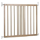 BabyDan Multidan Extending Wooden Safety Gate (Beech, New Version)