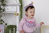 (ビジュー＆ビー)bijoux&bee パフューム柄のリボンヘアバンド パープル