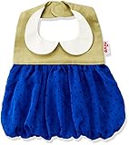 ニヴァ niva おしゃれスタイ・ビブ 女の子用 タイニードットシフォン ブルー