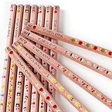 ハンコヤトア 名入れ 鉛筆 ウッド ペンペン 9デザインから選べる 12本入り(黒鉛筆12本)