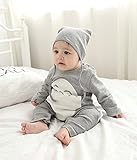 xirubaby　ベビーロンパース　かわいいベビー服　帽子付