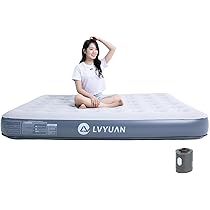 Amazon.co.jp: LVYUAN（リョクエン）エアーベッド25cm厚 電動ポンプ