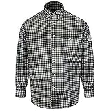 Bulwark Flame Resistant 6.5 Ozコットン/ナイロンComforTouch格子柄ドレスシャツ