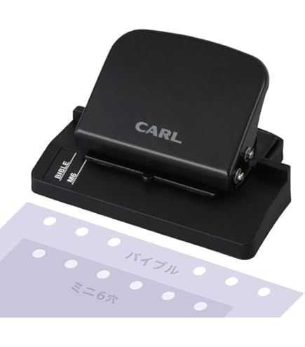 Amazon.co.jp: いろいろハウス 穴あけパンチ 6穴 バインダー式手帳用 4