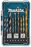 マキタ(Makita) ドリル ビット9本セット ケース 付属 D-71962 鉄工用ドリルビット3本 木工用ドリルビット3本 コンクリート用ドリルビット3本 [並行輸入品]