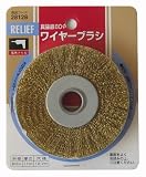 リリーフ(RELIFE) ワイヤーブラシ 真鍮線 直径80mm×11mm×12.7mm穴 28128