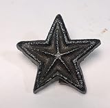 スターノブ2 "鋳鉄 – セットof 6ノブ – 素朴なキャビネット家具ドア引き出しプルハンドル# 430