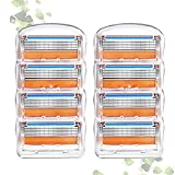 8 替刃 マニュアル カミソリ ジレット替刃 ジレットフュージョン手動カミソリ ジレットプログライド替刃 手動カミソリ替刃 ジレットフュージョンと互換性あり メンズカミソリ替刃