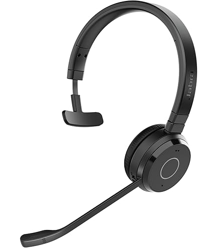 Jabra Evolve 65 TE Wireless Single Ear Headset with Mic Link 390a