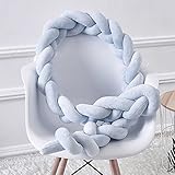 Yuena Care ベビーベッドガード ベッドフェンス 赤ちゃん ノットクッション ベッドバンパー 抱き枕 ソファークッション 結び目 ロング 部屋飾り 撮影小物 北欧 癒しアイテム 出産祝い プレ