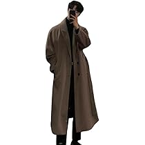 Amazon | [二力] （ニカ）トレンチコート メンズ ロングコート