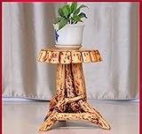 フラワースタンド ソリッドウッドフラワースタンドルートカービング屋内バルコニーリビングルームプラントスタンド小 Flower racks (色 : B)
