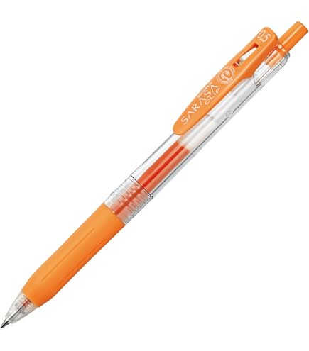 Amazon | Zebra Sarasa Clip Pen 0.7mm オレンジ (JJB15-OR) | ジェル