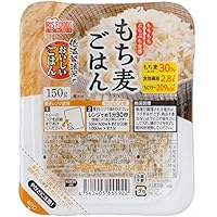 アイリスオーヤマ パック ごはん もち麦 低温製法米のおいしいごはん 非常食 米 レトルト 150g&times;24個