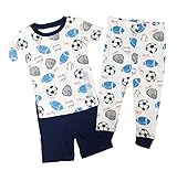 Carter's(カーターズ) ベビー ボーイズ 半袖 パジャマ 上下 3点セット (SPORTS) Baby Boys' 3-Piece Pajama Set (24M(90))