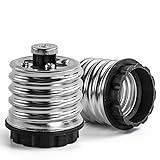 AWE-LIGHT 転換アダプター　Ｅ36⇒Ｅ26口金電球ソケットE39-E26, 2個入り