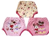 トレーニングパンツ　練習パンツ　下着　パンツ　お漏らし　トイレ　子供服　ベビー下着　ベビー用品　おむつ ミッキー　ミニー　プーさん　出産祝い ギフト　ベビー服 (ミニーちゃん)