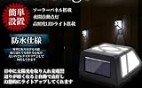 防水機能付き高輝度LEDライト　ソーラーパネル