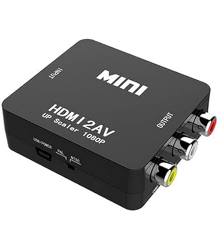 Amazon.co.jp: HDMI to AV 変換コンバーター HDMI to RCA 変換 HDMI to